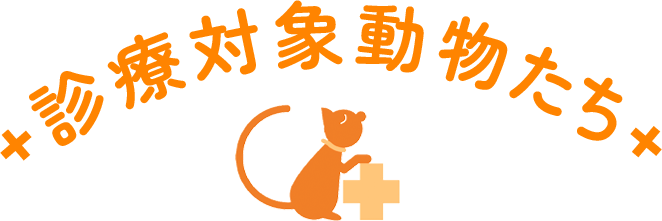 診療対象動物たち